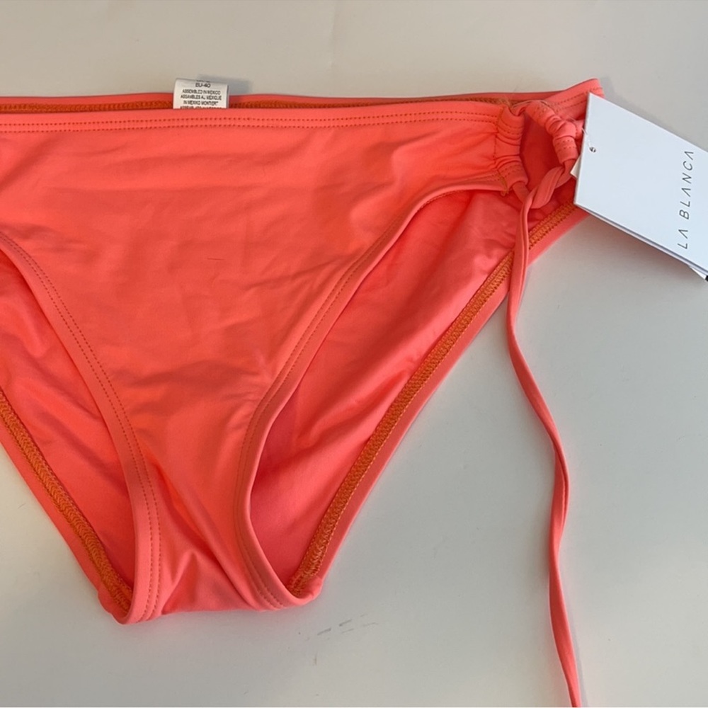 La Blanca Island Goddess Bikini Swim Bottoms Bird of Paradise / Coral